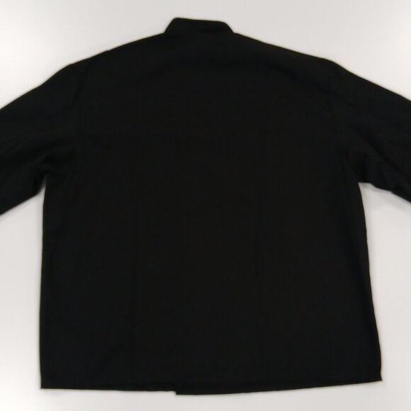 Longhorn Steakhouse Black Chef Coat Jacket Cook Employee Uniform Work 2XL NEW - Picture 5 of 7